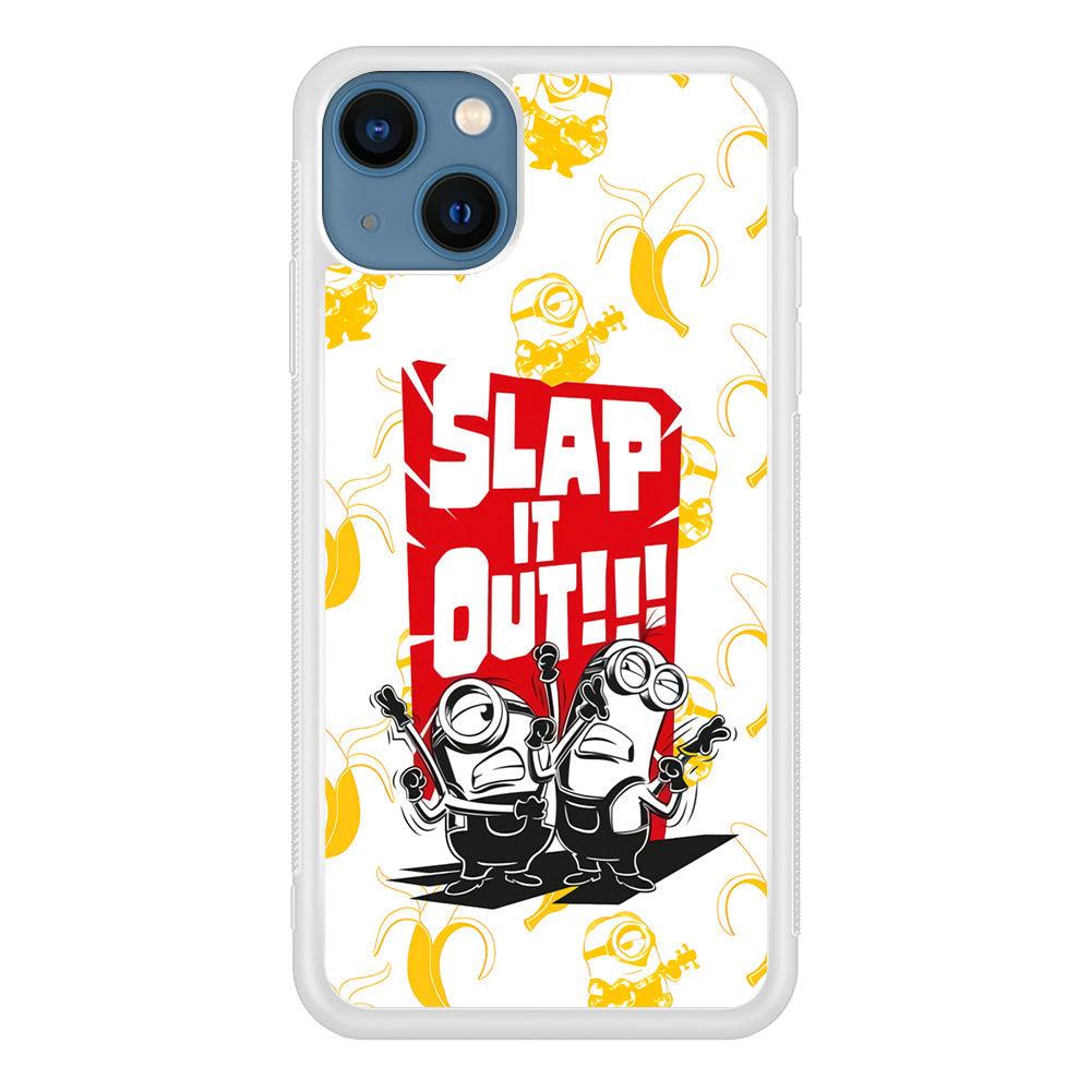 Minions Slap It Out iPhone 14 Plus Case-Oxvistore