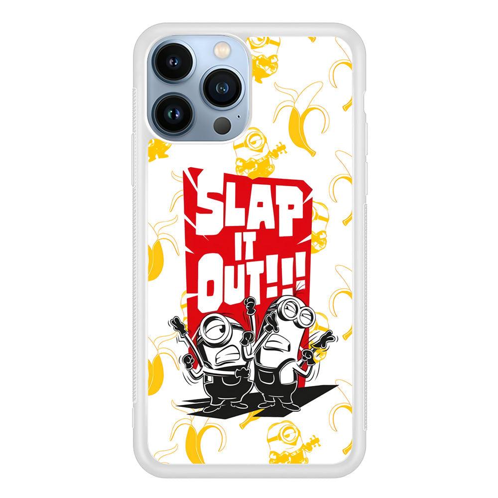 Minions Slap It Out iPhone 13 Pro Case-Oxvistore