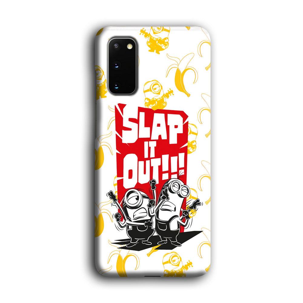 Minions Slap It Out Samsung Galaxy S20 Case-Oxvistore