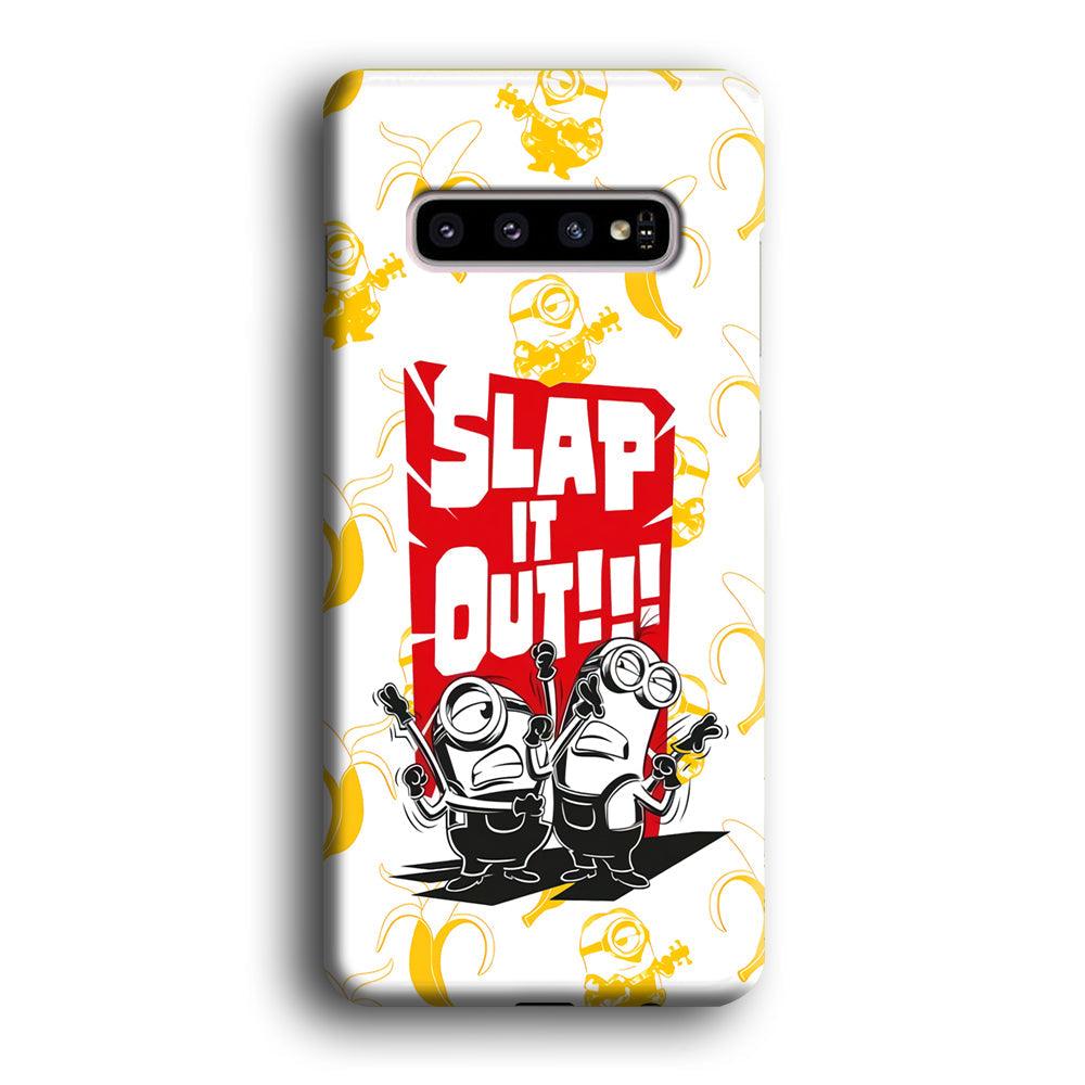 Minions Slap It Out Samsung Galaxy S10 Plus Case-Oxvistore