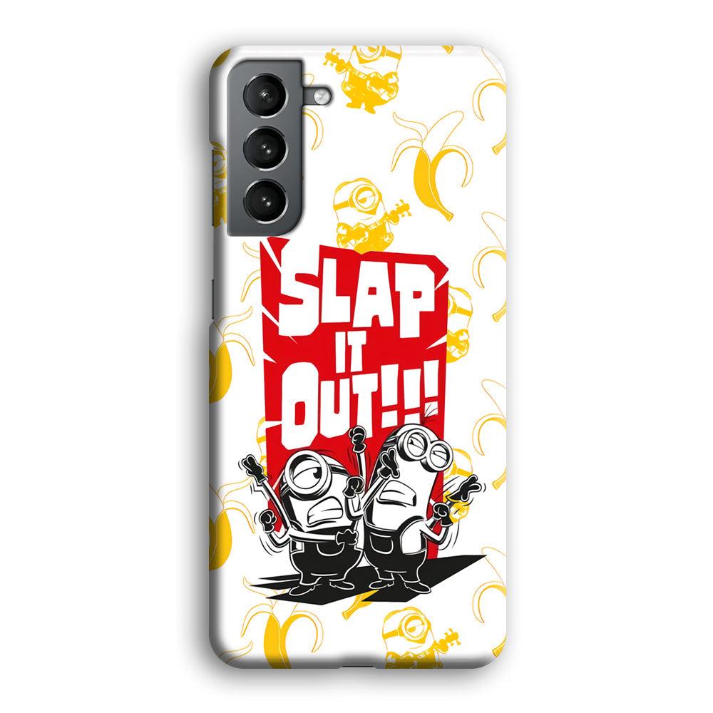 Minions Slap It Out Samsung Galaxy S21 Plus Case-Oxvistore