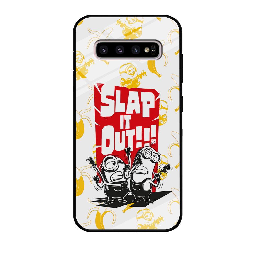 Minions Slap It Out Samsung Galaxy S10 Plus Case-Oxvistore