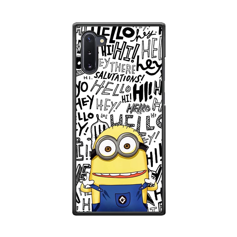 Minions Hail Word Samsung Galaxy Note 10 Case-3D Case-Oxvistore
