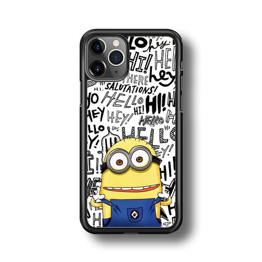 Minions Hail Word iPhone 11 Pro Case-Oxvistore