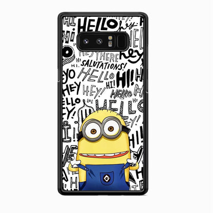 Minions Hail Word Samsung Galaxy Note 8 Case-Oxvistore