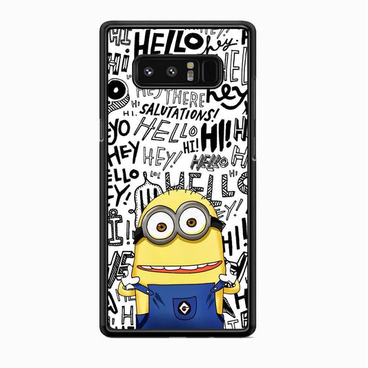 Minions Hail Word Samsung Galaxy Note 8 Case-Oxvistore