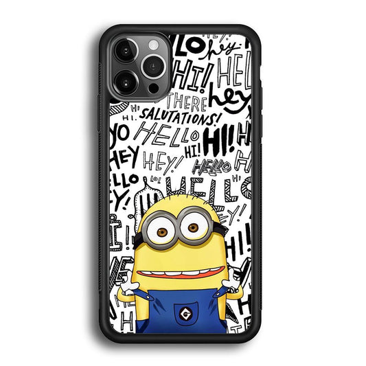 Minions Hail Word iPhone 12 Pro Max Case-Oxvistore