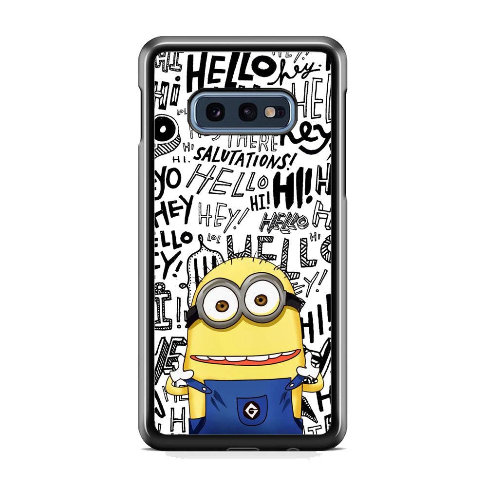 Minions Hail Word Samsung Galaxy S10E Case-Oxvistore