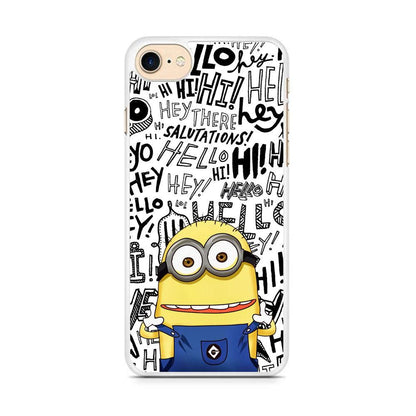 Minions Hail Word iPhone 8 Case-Oxvistore