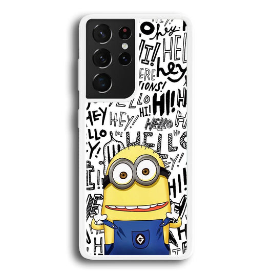 Minions Hail Word Samsung Galaxy S21 Ultra Case-Oxvistore