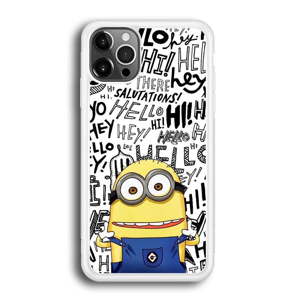 Minions Hail Word iPhone 12 Pro Max Case-Oxvistore