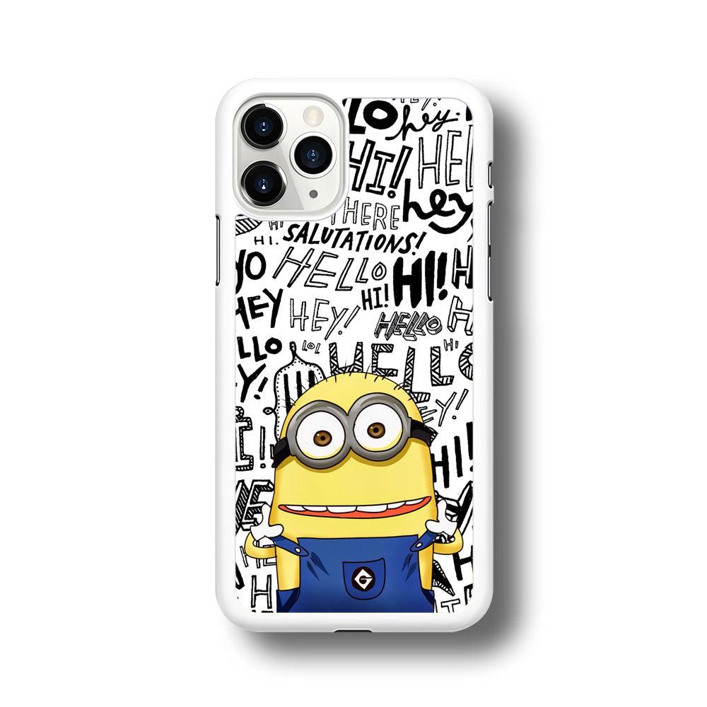 Minions Hail Word iPhone 11 Pro Max Case-Oxvistore