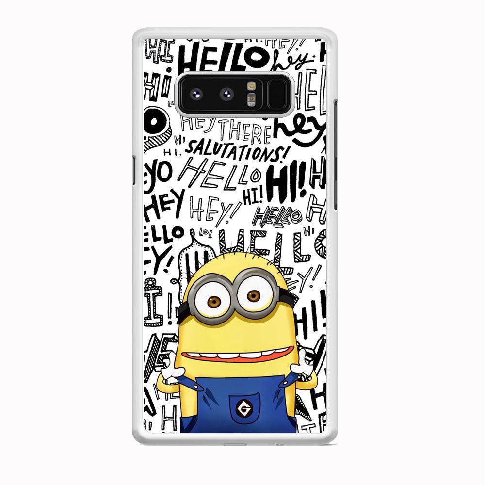 Minions Hail Word Samsung Galaxy Note 8 Case-Oxvistore