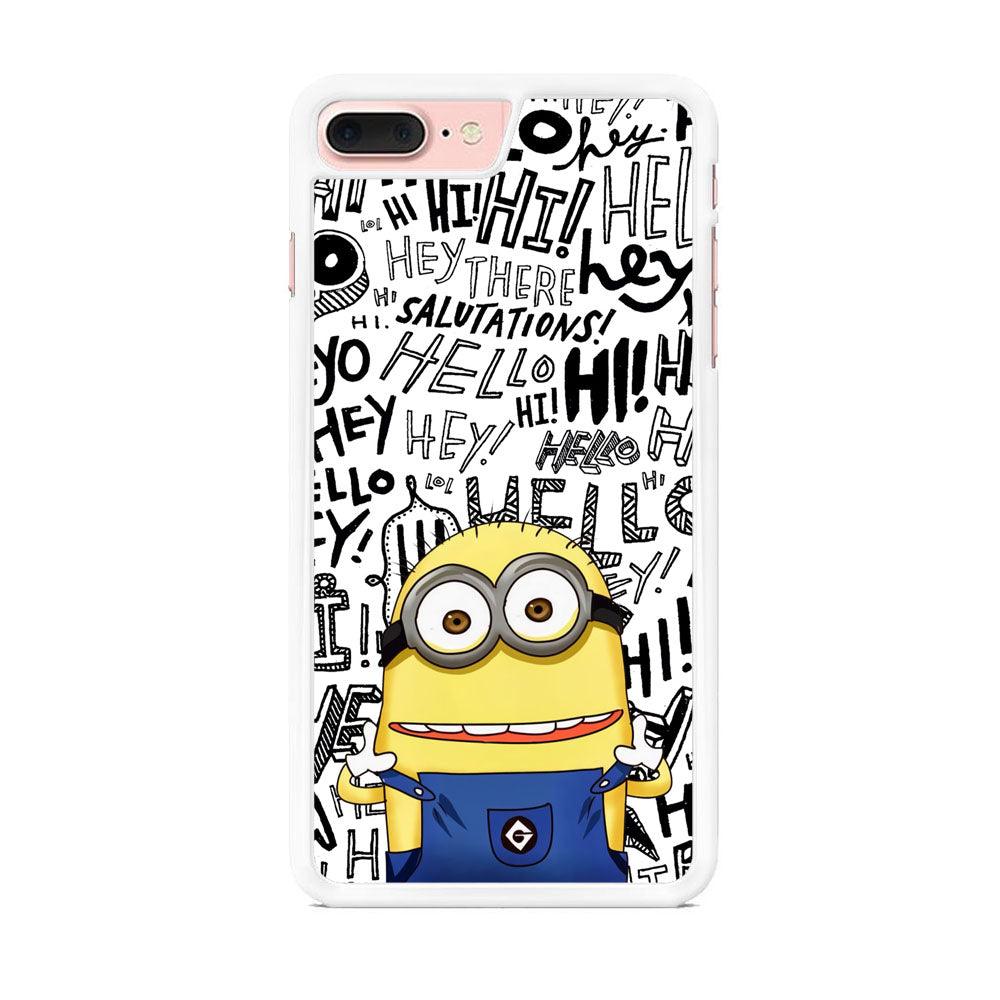 Minions Hail Word iPhone 7 Plus Case-Oxvistore