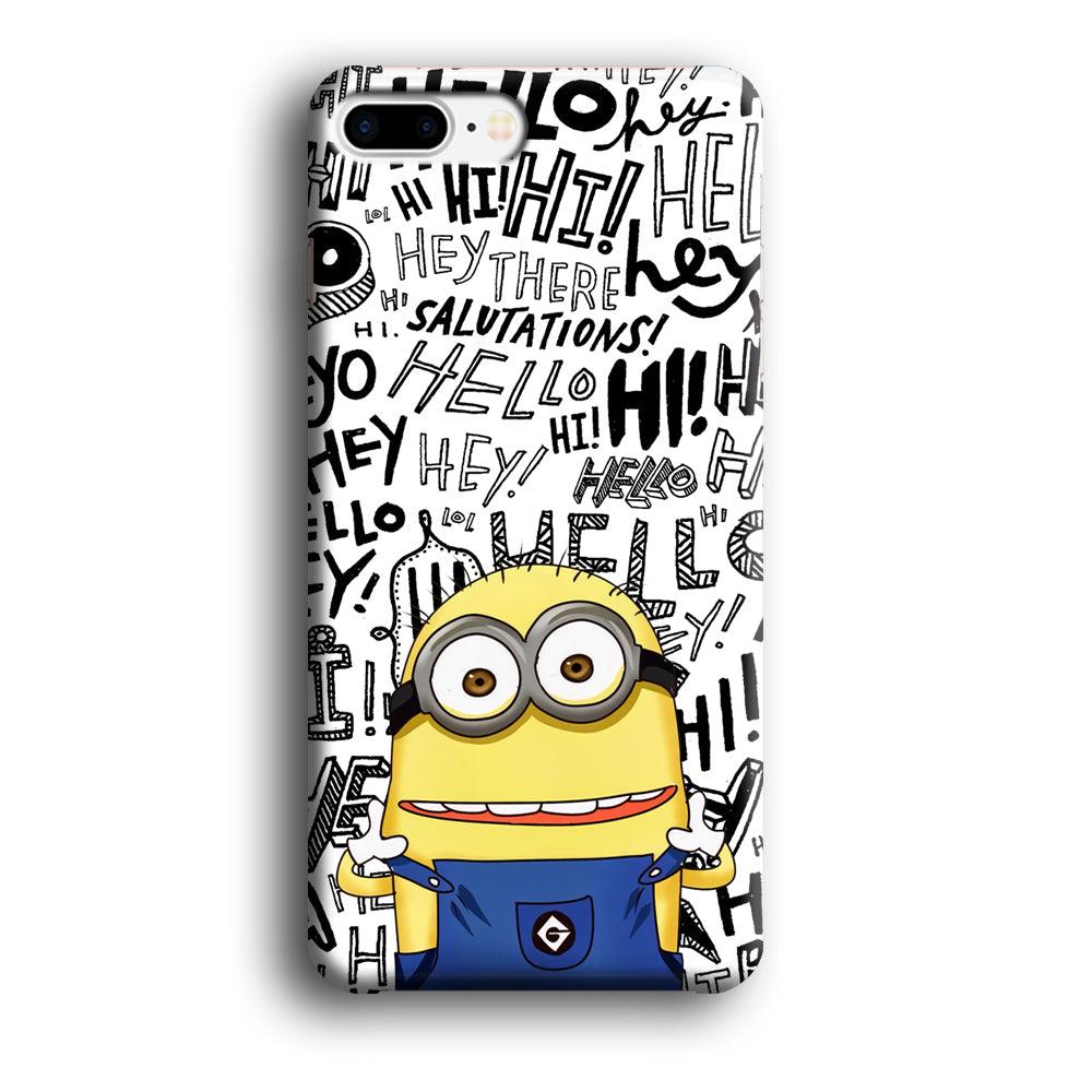 Minions Hail Word iPhone 7 Plus Case-Oxvistore