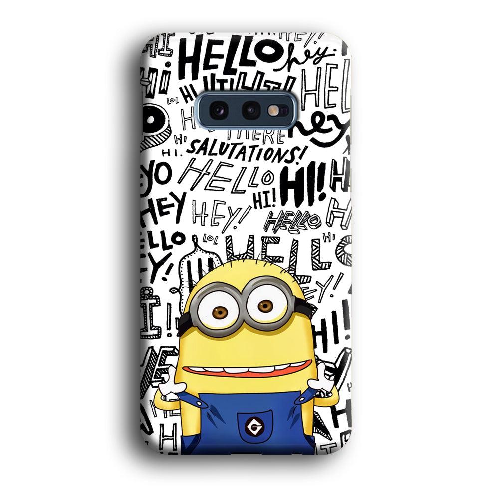 Minions Hail Word Samsung Galaxy S10E Case-Oxvistore