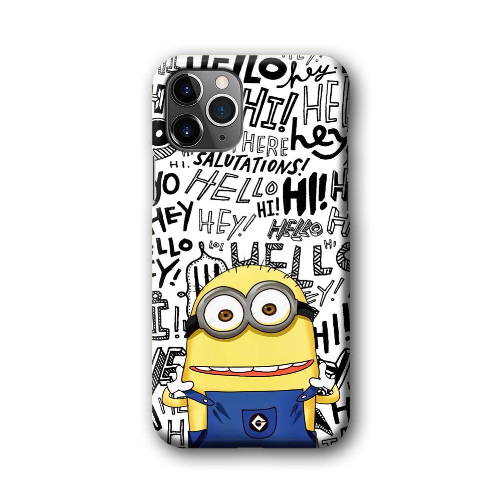 Minions Hail Word iPhone 11 Pro Max Case-Oxvistore