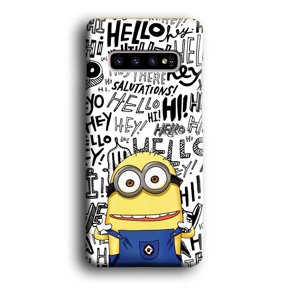 Minions Hail Word Samsung Galaxy S10 Plus Case-Oxvistore