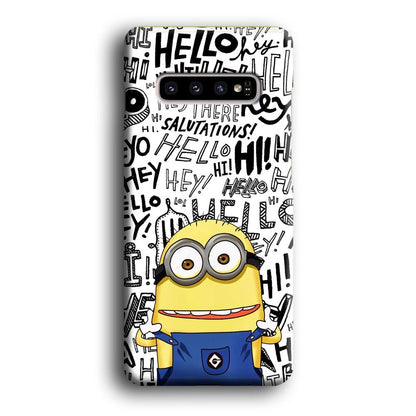 Minions Hail Word Samsung Galaxy S10 Plus Case-Oxvistore