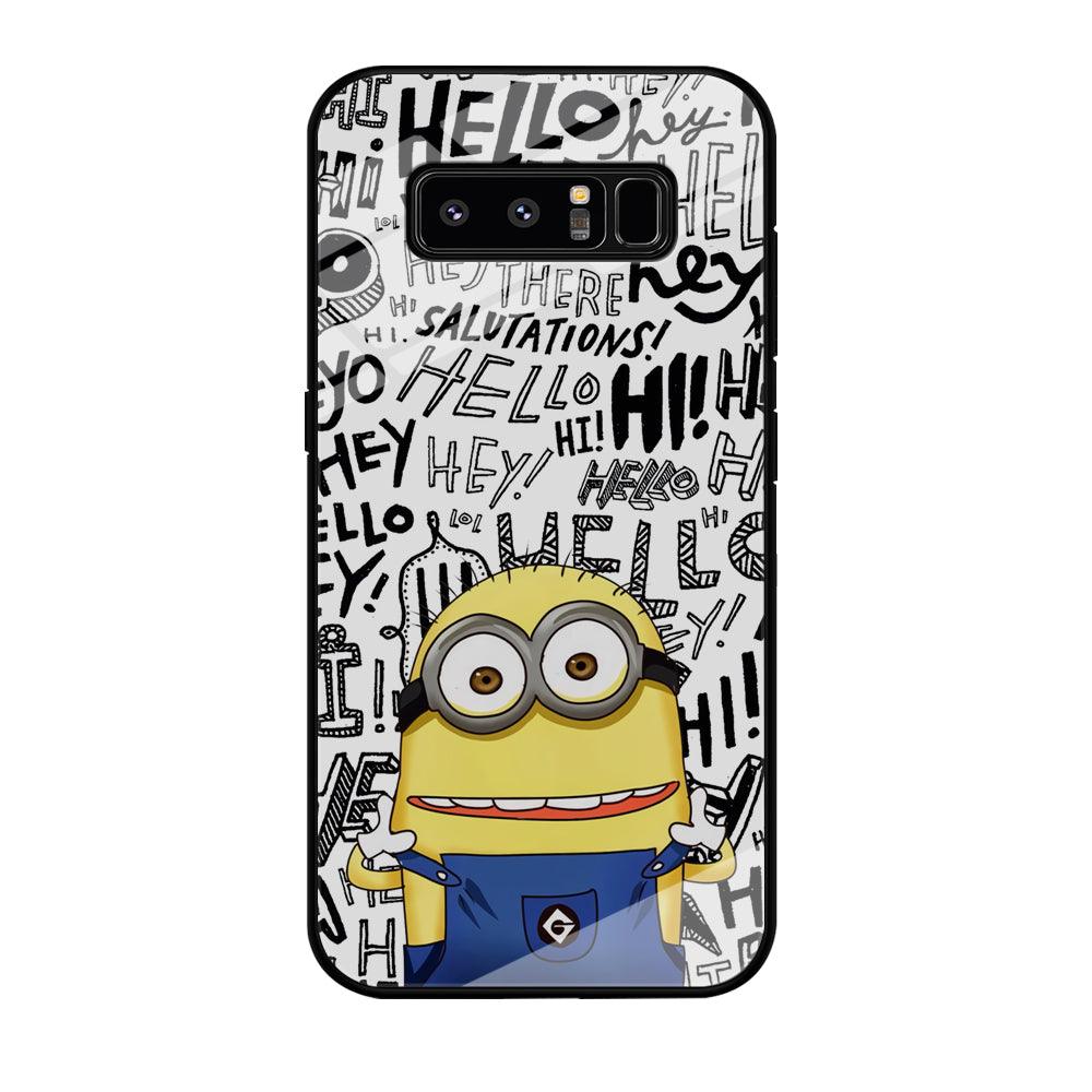 Minions Hail Word Samsung Galaxy Note 8 Case-Oxvistore