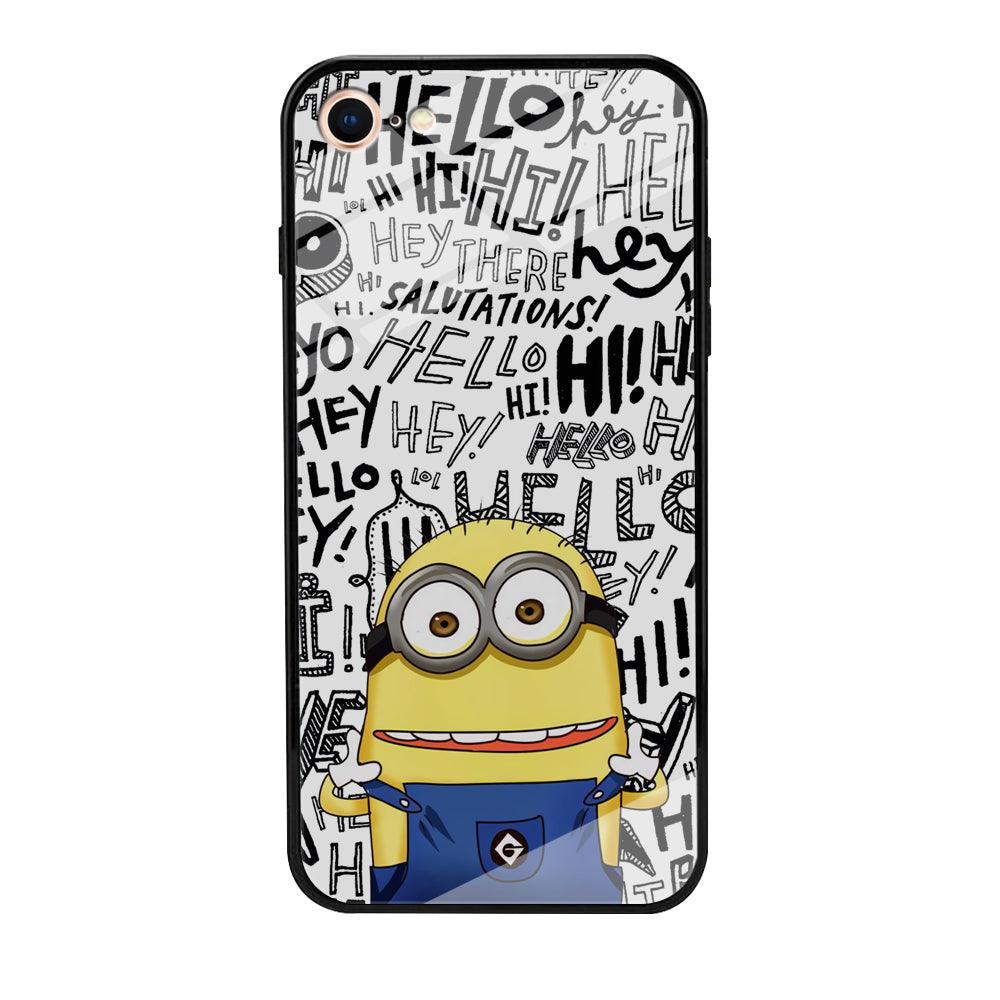 Minions Hail Word iPhone 8 Case-Oxvistore