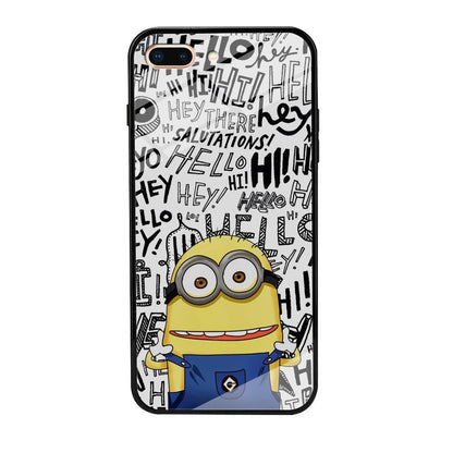 Minions Hail Word iPhone 8 Plus Case-Oxvistore