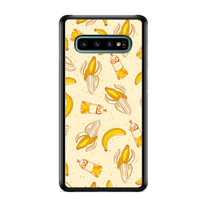 Minions and Banana Patern Samsung Galaxy S10 Case-Oxvistore