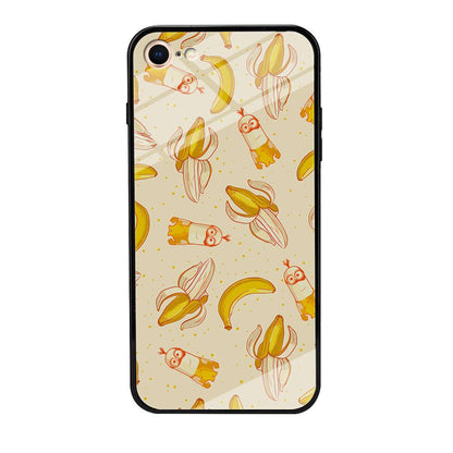 Minions and Banana Patern iPhone 8 Case-Oxvistore