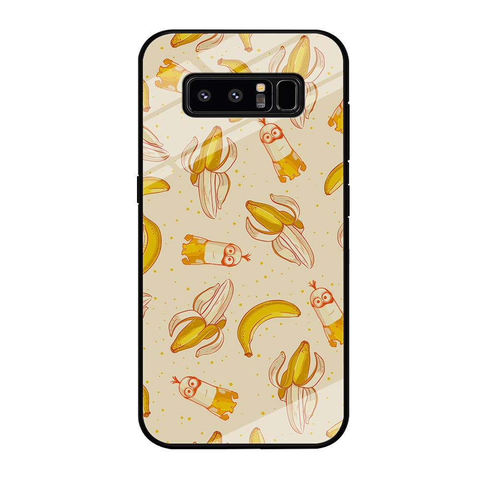 Minions and Banana Patern Samsung Galaxy Note 8 Case-Oxvistore