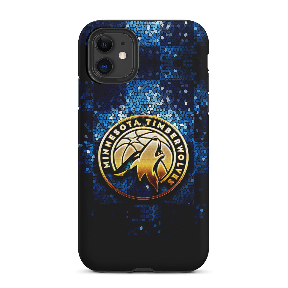 Minnesota Timberwolves Gold 2 in 1 Tough Phone Case