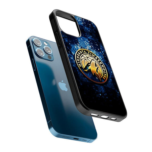 Minnesota Timberwolves Gold 2D Rubber Phone Case-Oxvistore