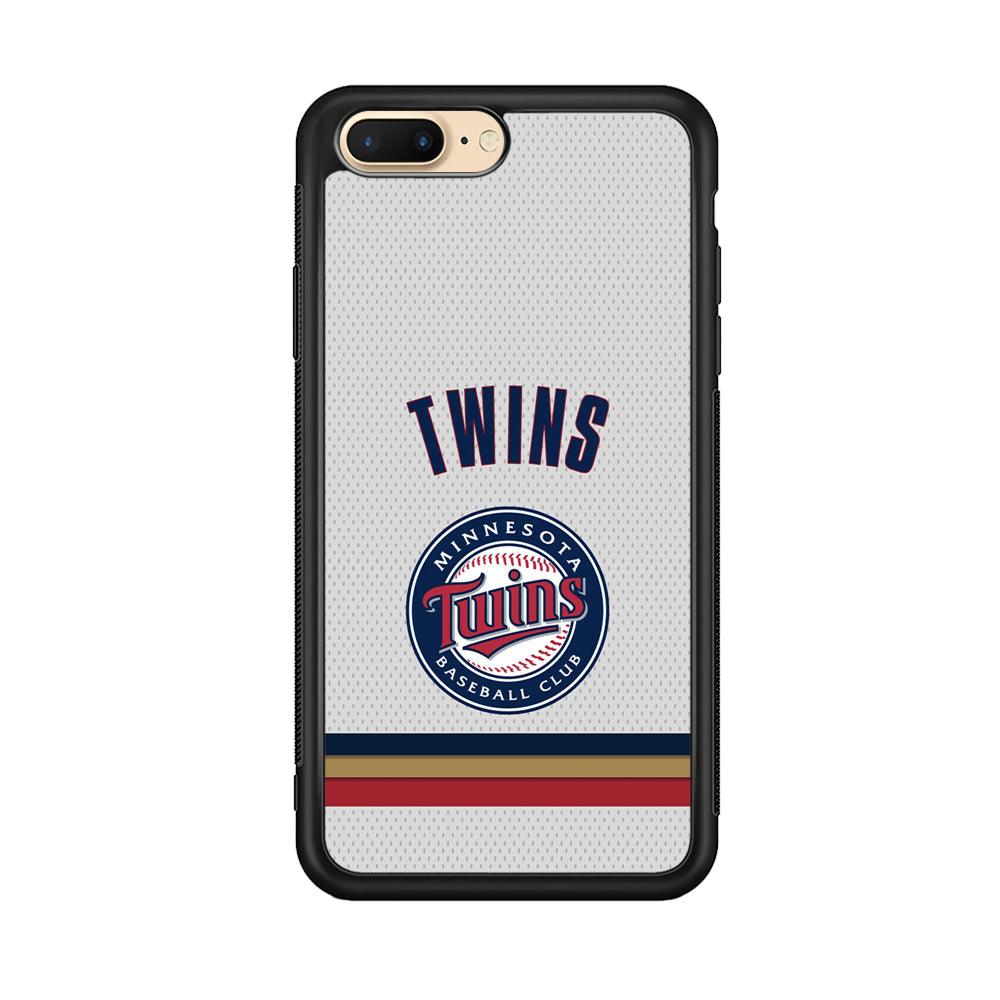 Minnesota Twins Arrange The Movement iPhone 8 Plus Case-Rubber Black (2D Case)-Oxvistore