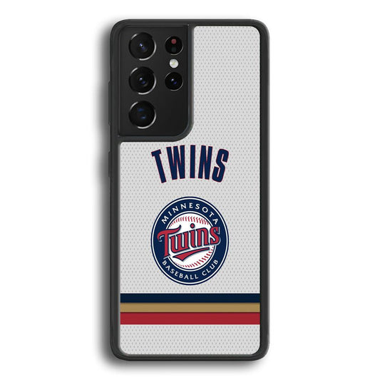 Minnesota Twins Arrange The Movement Samsung Galaxy S24 Ultra Case-Rubber Black (2D Case)-Oxvistore