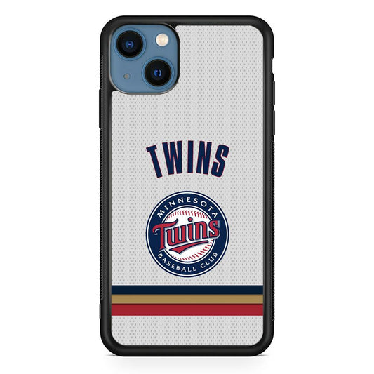 Minnesota Twins Arrange The Movement iPhone 15 Case-Rubber Black (2D Case)-Oxvistore