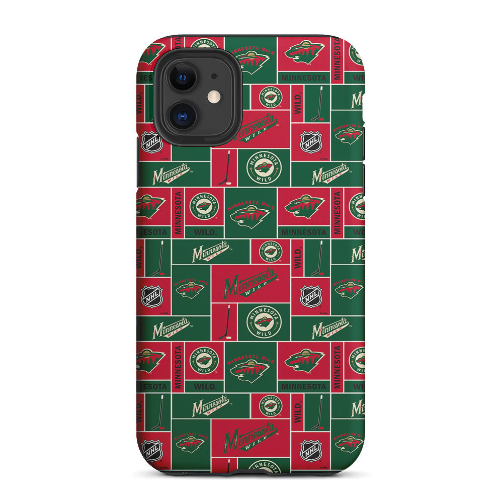 Minnesota Wild Pattern 2 in 1 Tough Phone Case