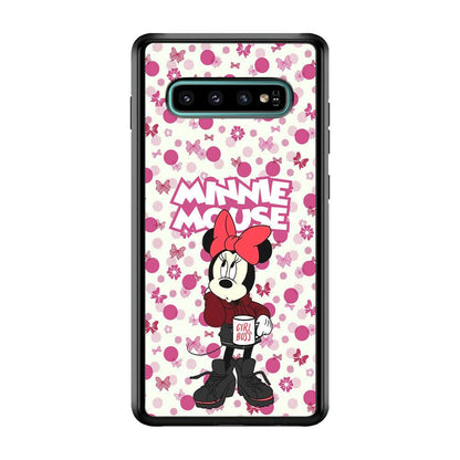 Minnie Mouse is Girl Boss Samsung Galaxy S10 Case-Oxvistore