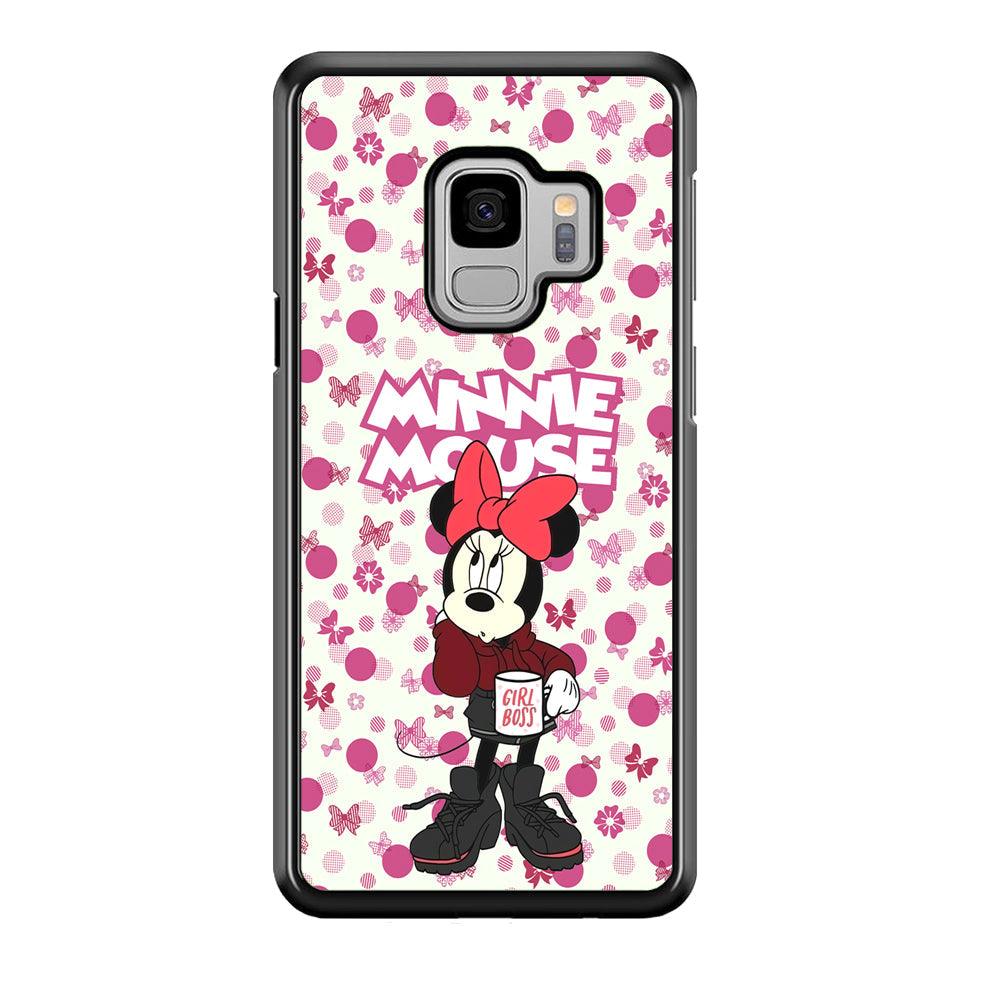 Minnie Mouse is Girl Boss Samsung Galaxy S9 Case-Oxvistore