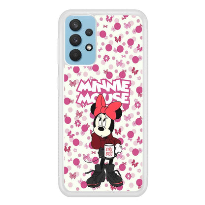 Minnie Mouse is Girl Boss Samsung Galaxy A32 Case-Oxvistore