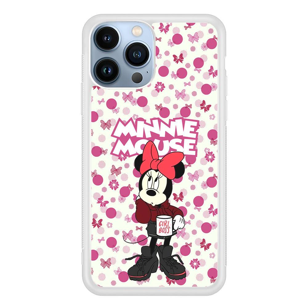 Minnie Mouse is Girl Boss iPhone 15 Pro Max Case-Oxvistore