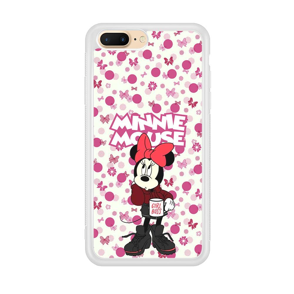 Minnie Mouse is Girl Boss iPhone 8 Plus Case-Oxvistore