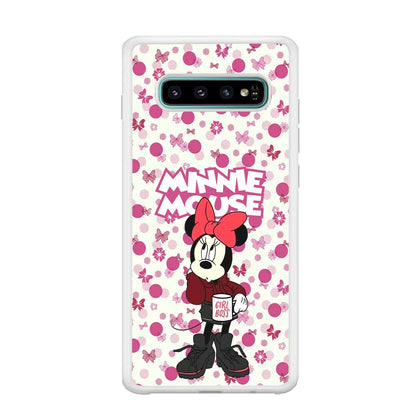 Minnie Mouse is Girl Boss Samsung Galaxy S10 Case-Oxvistore