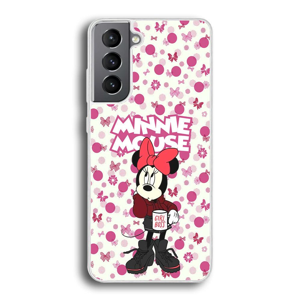 Minnie Mouse is Girl Boss Samsung Galaxy S21 Case-Oxvistore