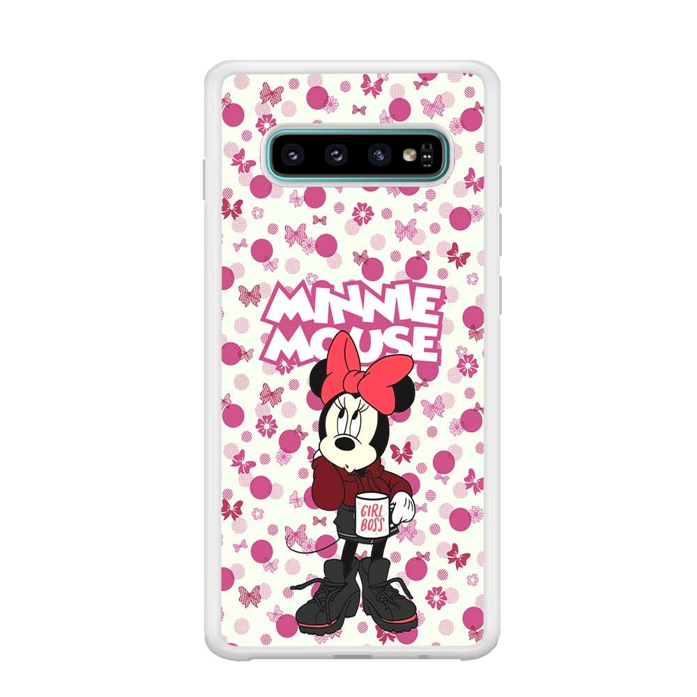 Minnie Mouse is Girl Boss Samsung Galaxy S10 Plus Case-Oxvistore