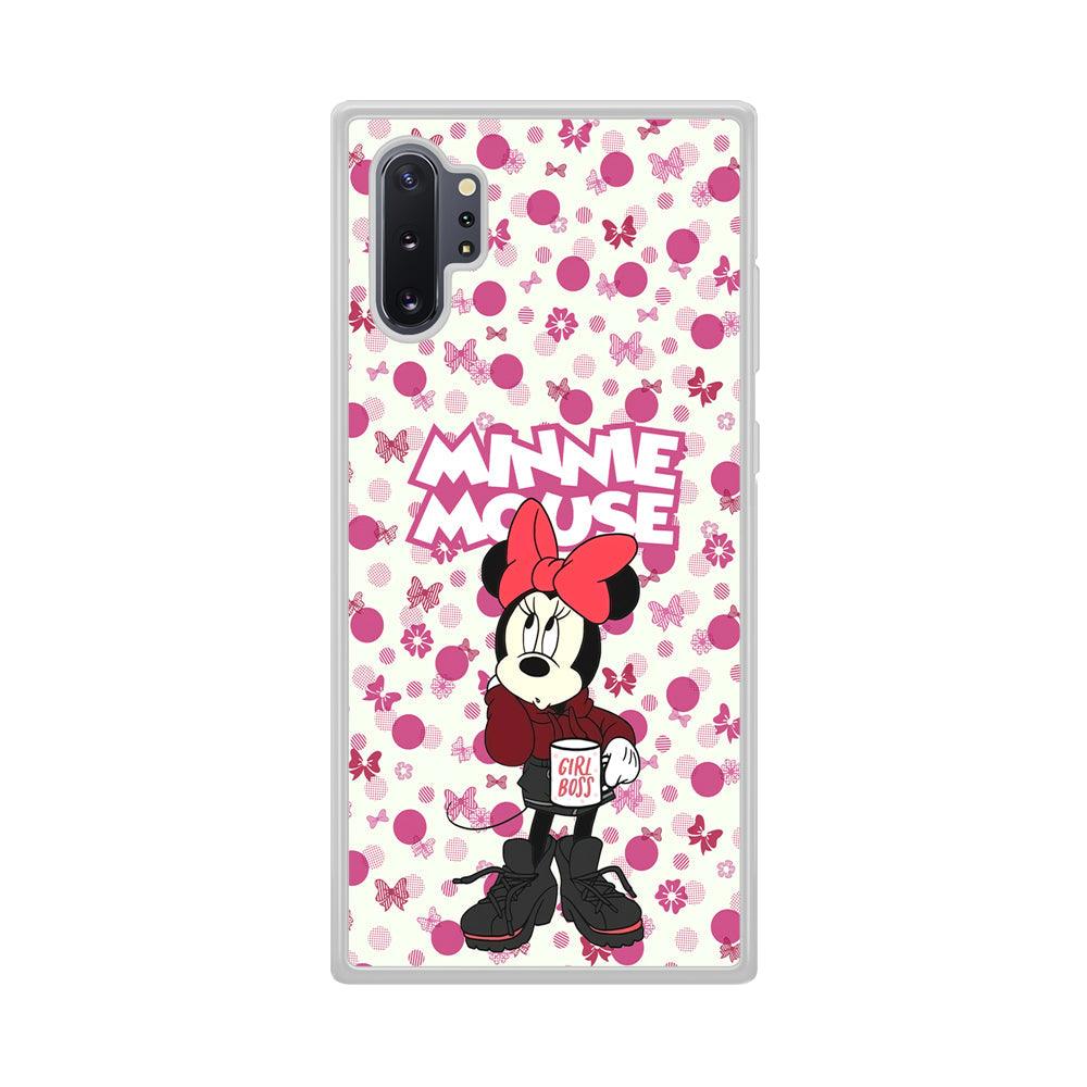 Minnie Mouse is Girl Boss Samsung Galaxy Note 10 Plus Case-Oxvistore