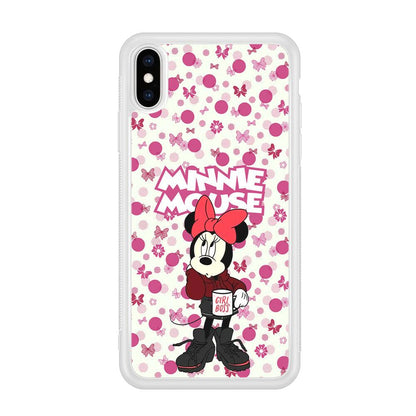 Minnie Mouse is Girl Boss iPhone X Case-Oxvistore