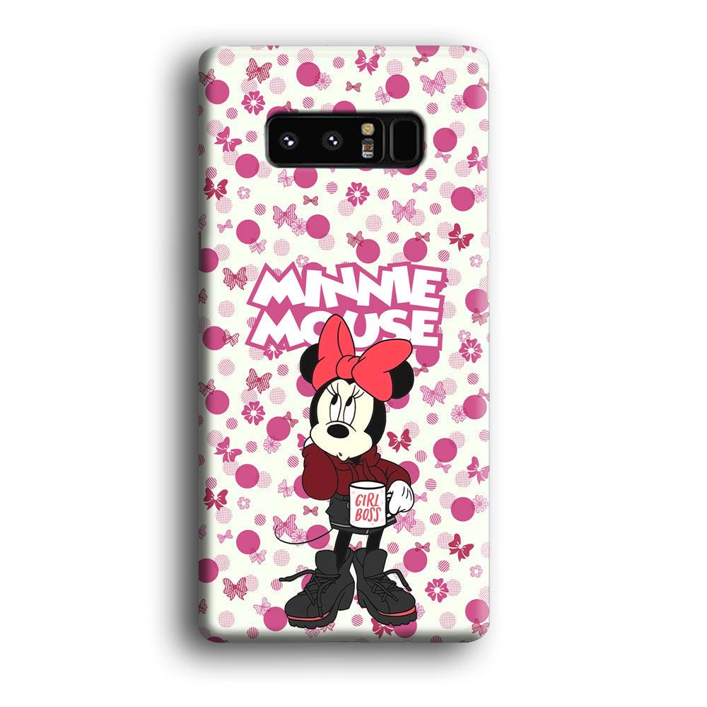 Minnie Mouse is Girl Boss Samsung Galaxy Note 8 Case-Oxvistore