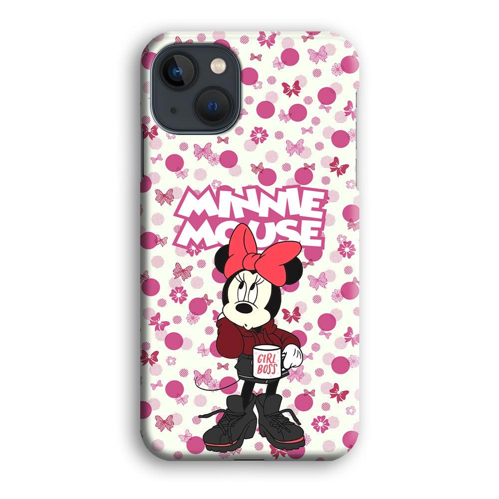 Minnie Mouse is Girl Boss iPhone 15 Plus Case-Oxvistore