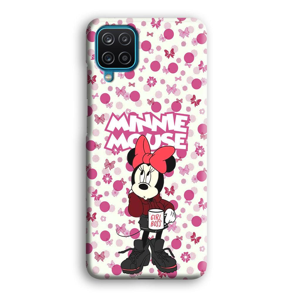 Minnie Mouse is Girl Boss Samsung Galaxy A12 Case-Oxvistore