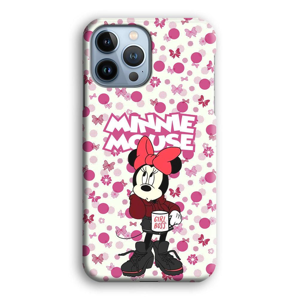 Minnie Mouse is Girl Boss iPhone 15 Pro Max Case-Oxvistore