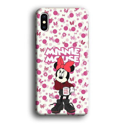 Minnie Mouse is Girl Boss iPhone X Case-Oxvistore